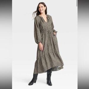 A New Day Animal Print Maxi Dress